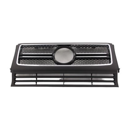 Решетка за Mercedes W461 / W463 G-CLASS (1990-2013) - Черна с хромлайсни АМГ - View 3