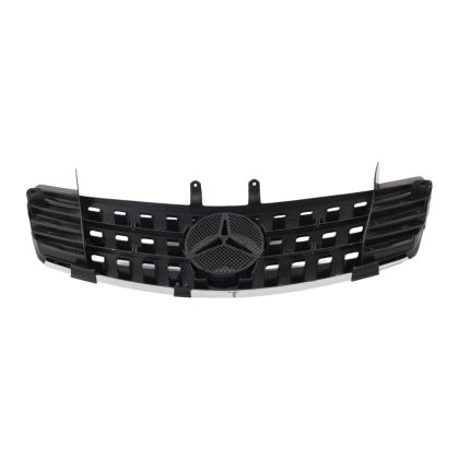 Решетка за Mercedes ML W164 (2005-2008) - черна с хромлайсни - View 2