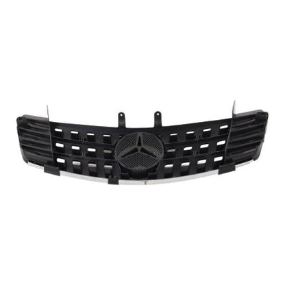 Решетка за Mercedes ML W164 (2005-2008) - черна с хромлайсни - View 2