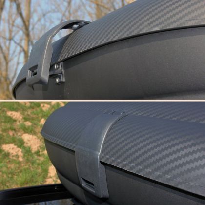 Автобокс Art Plast 133x77.8x34.5cm с ключ, 320 литра - черен карбон - View 2