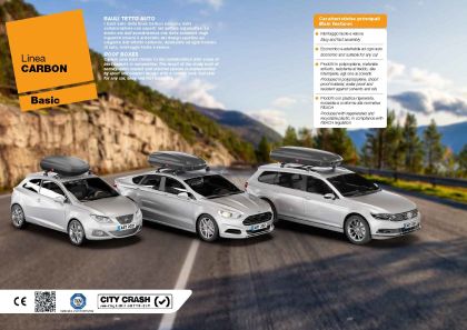 Автобокс Art Plast 169x79x37.5cm с ключ, 400 литра - черен карбон - View 2