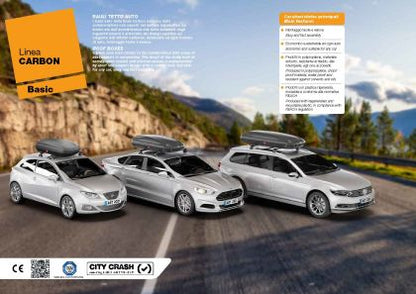 Автобокс Art Plast 169x79x37.5cm с ключ, 400 литра - черен карбон - View 2