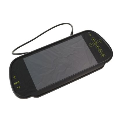 Огледало с цветен 7" LCD дисплей с USB вход и Bluetooth - View 2