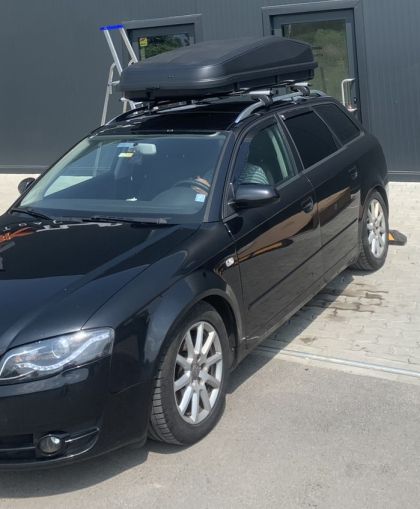 Автобокс Junior Easy 180x94x39cm с 85 mm крепежи, с ключ, 530 литра - черен - View 3