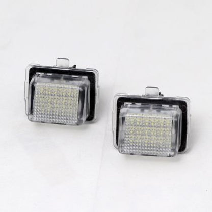 Плафони за задния номер за Mercedes W204 / W212 / C207 / W221 - с Т10 букса, 46x33 mm - View 2