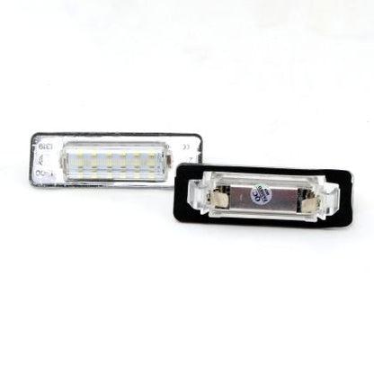 Плафони за задния номер за Mercedes W210 / W202 - диодни, 86x28 mm - View 2