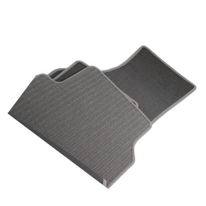 Мокетни стелки за VW Passat B6 / B7 3C (2005-2014) - кръгли щипки - Сиви - View 3