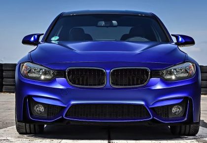 Предна Броня за BMW F30 (2011-2019) - M3 с лип спойлер - без отвори за парктроник, с отвори за халог - View 2