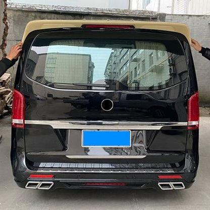Спойлер антикрило за Mercedes Vito W447 (2016-2019) HS Style - черен гланц - View 2