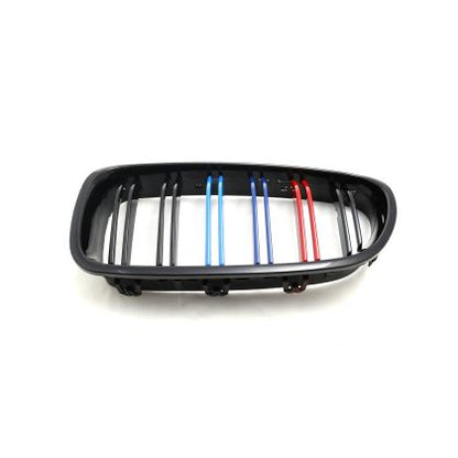 Решетки за BMW F10 / F11  (2010+) - двойни с три цвята - View 3