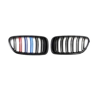 Решетки за BMW F10 / F11  (2010+) - двойни с три цвята