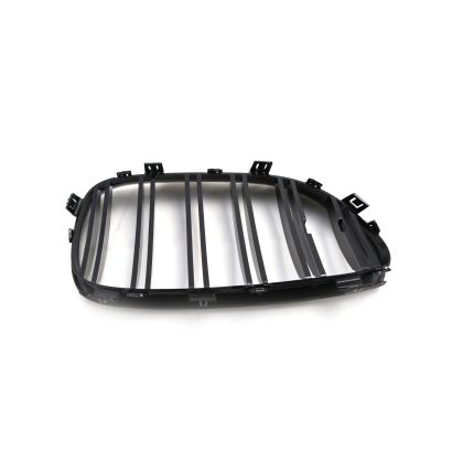 Решетки за  BMW E60 (2003-2010) - черни двойни дизайн - View 2