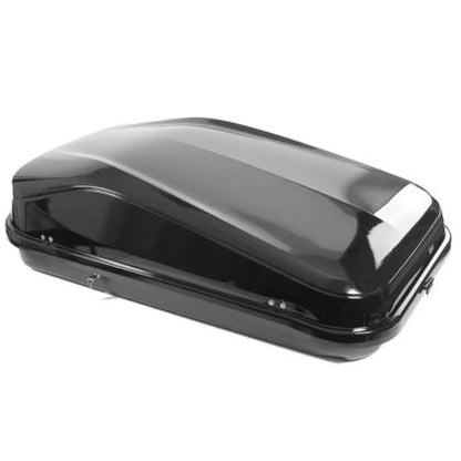 Автобокс Junior Easy 132x78x36cm с 85 mm крепежи, с ключ, 320 литра - черен гланц - View 3