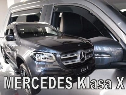 Ветробрани за Mercedes X-class (2017-2020) - 4бр. предни и задни - View 2
