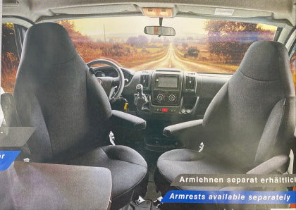 Тапицерия Petex за Camper - за 1 седалка - Черен цвят - View 3