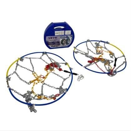 Метални вериги за сняг 12mm. кръстосана плетка - размер 60 за 13&quot;, 14&quot;, 15&quot; - 2бр. - View 3