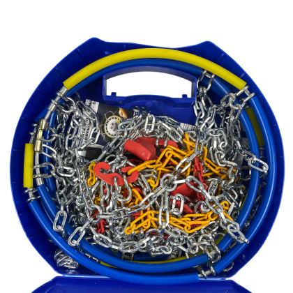 Метални вериги за сняг 12mm. кръстосана плетка - размер 70 за 13", 14", 15", 16" - 2бр.