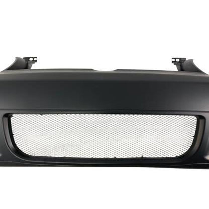 Предна броня за Golf 4 - R32 Дизайн с метални решетки - Jom - View 3