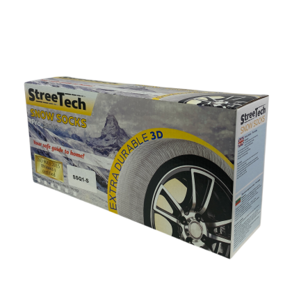 Текстилни вериги за сняг Streetech Pro Series - бял цвят - размер L - 2бр.