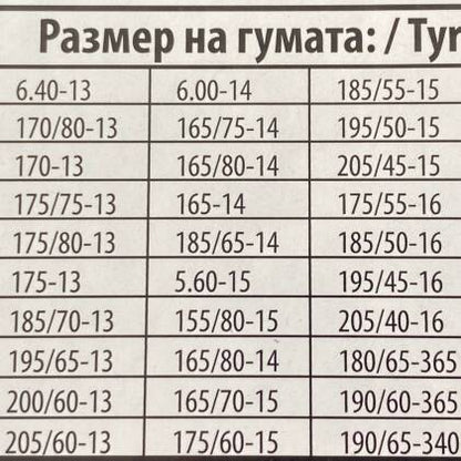 Метални вериги за сняг - размер 60 за 13", 14", 15" - 2бр. - View 3
