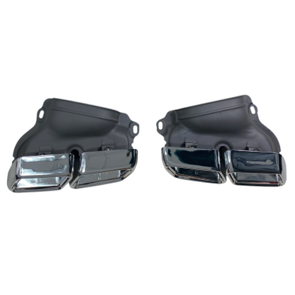 Накрайници за Mercedes W222 S-Class / W212 E-Class  (2012+)  - AMG S63 DESIGN - View 2