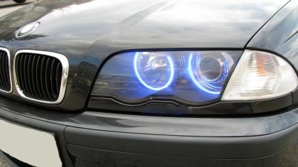 Ангелски Очи CCFL за BMW E46 седан, комби (1998-2005) / купе (1998-2003) - Син цвят - View 2