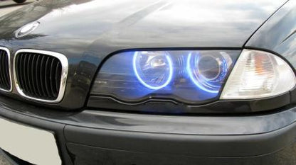 Ангелски Очи CCFL за BMW E46 седан, комби (1998-2005) / купе (1998-2003) - Син цвят - View 2