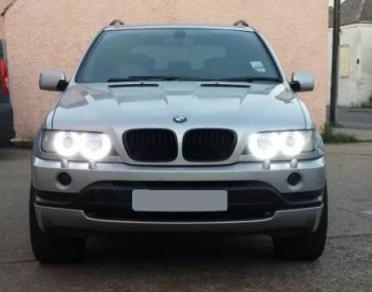 Ангелски Очи Диодни за BMW X5 E53 (1999-2004) - с 140 диода - View 2