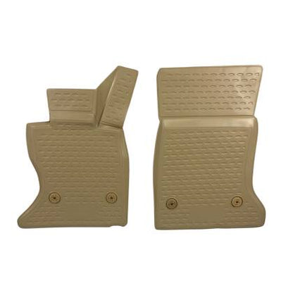 3D Гумени стелки за BMW 5 Серия F10 / F11  (2010-2013) - бежови - View 2
