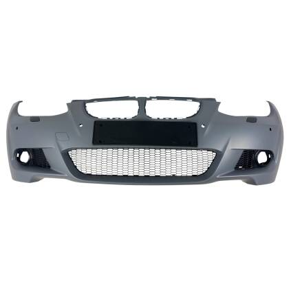 Предна броня за BMW E92 (2006-2009) - M-Tech дизайн с отвори за халогени и парктроник
