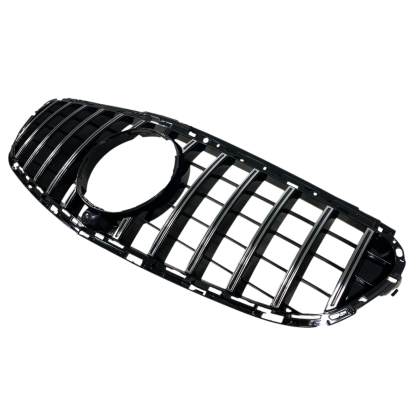 Решетка за Mercedes W212 E-Class (2014-2015) chrome/black - GT - View 3