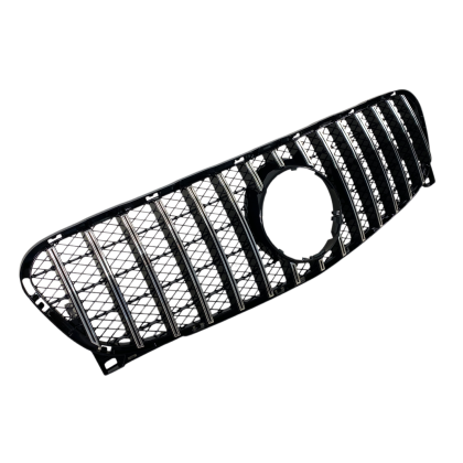 Решетка за Mercedes GLA X156 (2013-2018) chrome/black - GT - View 2