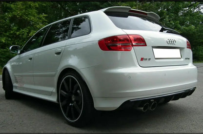 Спойлер антикрило за Audi A3 8P (2003-2012) S3 Design с 5 врати - черен гланц